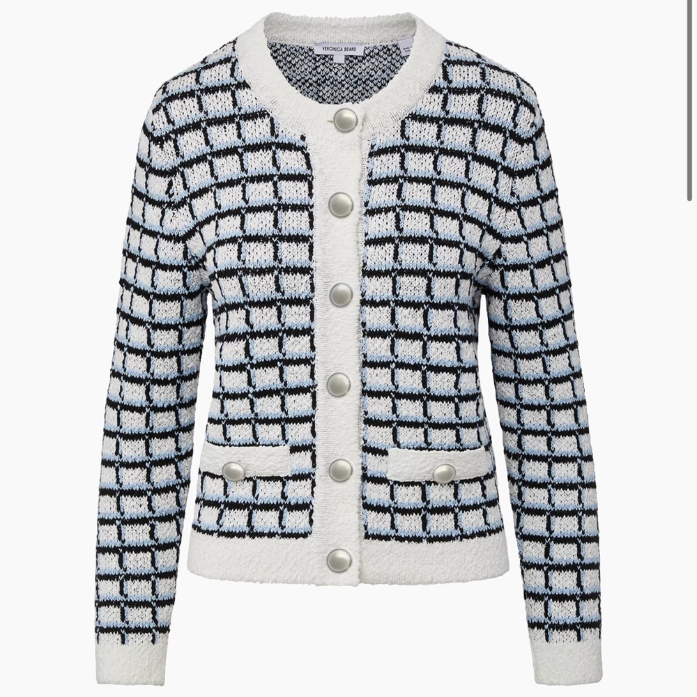 Veronica Beard Lavigne Tweed Knit Jacket
